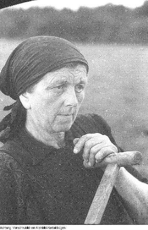Landwirtschaft. Porträts einer Bäuerin, 1957
