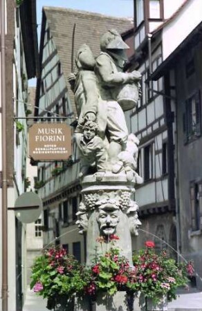 Meersburg: Brunnenfigur