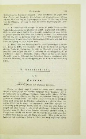 B. Staatenkunde