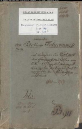 Fideikommiß-Prozeß der Freiherrn von Bicken vor dem Reichshofrat, Band 1