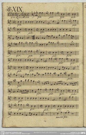 19. Anonymus, Contredanses, G-Dur