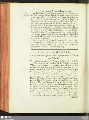 Chapitre XXXVIII. Des Benedictins Réformés de la Congregations de S. Placide aux Pais-Bas