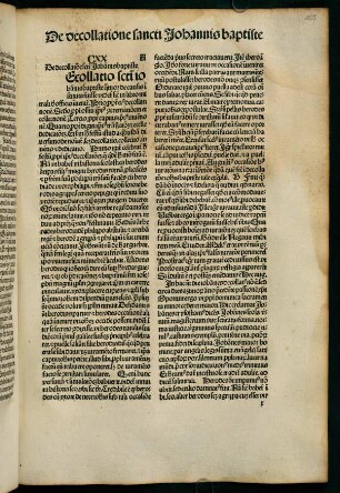 CXX. De decollatione sancti Johannis baptiste - CXXIX. De sanctis Protho et Jacincto