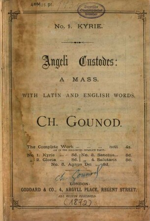 Angeli custodes : a mass