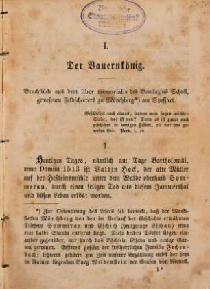 Alte Geschichten aus dem Spessart