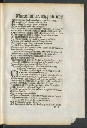 Autoritates super primum librum rhetoricorum