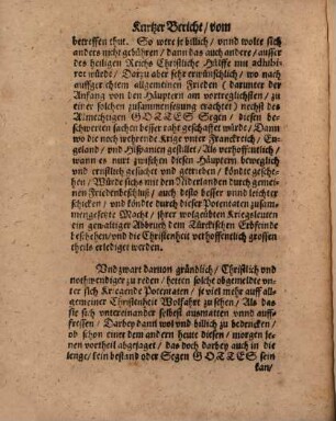 Discurs oder Bedencken vom jetzigen ungerischen Kriegswesen, wie eine bestendige allgemeine Hülff und darunter eine christliche vertrawlichkeit anzustellen