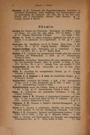 Polytechnische Bibliothek : monatlicher Anzeiger aller Neuerscheinungen auf dem Gebiete der Physik, Mathematik, Astronomie, Mechanik, Chemie, Technik, Elektrotechnik, Maschinenbau, Bau- und Ingenieurwissenschaften, Eisenbahn und Schiffahrt, Berg- und Hüttenwesen ; mit Referaten über wichtige und interessante Abhandlungen der Fachpresse. 7. 1872