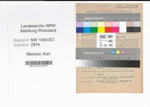 Entnazifizierung Karl Melcher, geb. 18.05.1901 (Baecker)