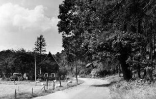 Wilsdruff-Grund. Huthaus Wüstarabien unterhalb der sog. Weißen Halde bei Grund