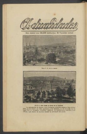 Vista S. O. de la ciudad