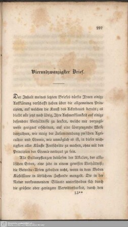 Vierundzwanzigster Brief.