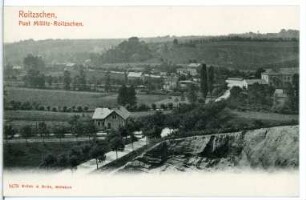 Miltitz-Roitzschen. Blick auf Roitzschen