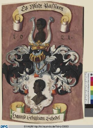 Exlibris von Hans Sebastian Schedel