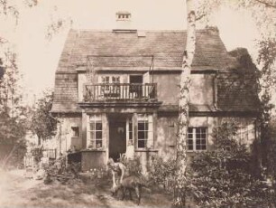 Auf dem Sand, Einfamilienhaus mit Gartenstube, Gartenseite