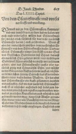 Das LXIIII. Capitel.