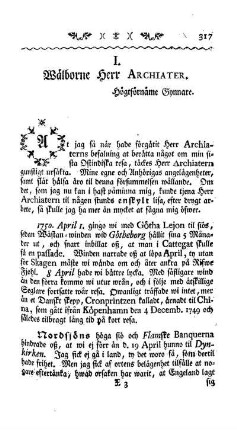 Waelborne Herr Archiater