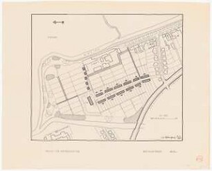 Kleinsiedlung: Grundriss 1:1000