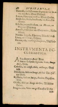 Instrumenta Ecclesiastica.