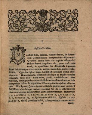 Dissertatio inauguralis De cauta Germanicorum mixti generis statutorum interpretatione