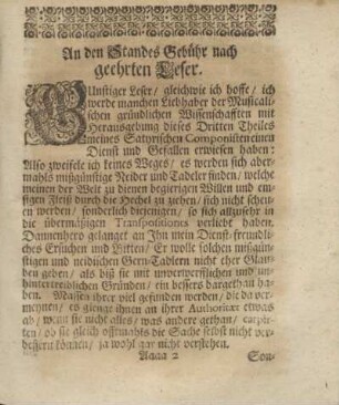 An den Standes Gebühr nach geehrter Leser. An die beyden Herren super-kluge Tadeler, Momum und Zoilum
