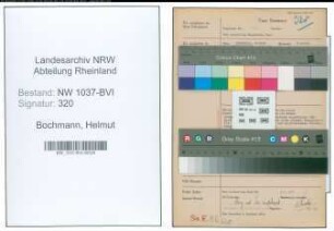 Entnazifizierung Helmut Bochmann , geb. 01.07.1920 (Polizist)