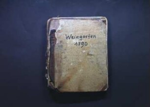 Inventarbuch Weingarten 1790
