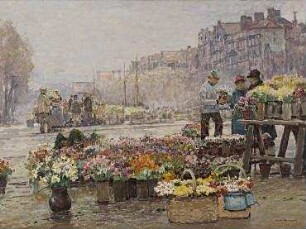 Frühlingsblumenmarkt in Amsterdam