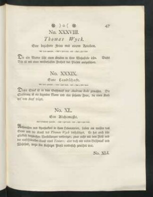 No. XXXVIII. Thomas Wyck. Eine bejahrte Frau mit einem Knaben