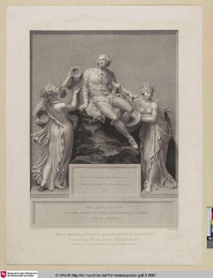 The Alto-Relievo In The Front Of The Shakspeare Gallery, Pall-Mall