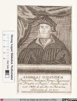 Bildnis Andreas Osiander d. Ä.