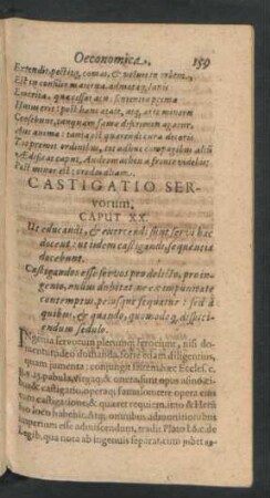 Castigatio Servorum. Caput XX.