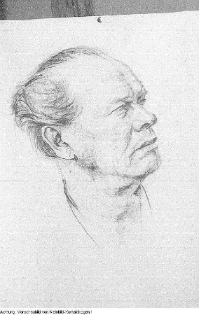 Ausstellung Dresdner Künstler, u.a. Arbeiten des Malers Rudolf Hering, November 1953