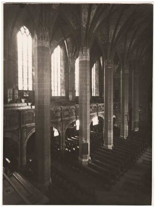 Thomaskirche, Leipzig Bachgruft: Kirchenraum