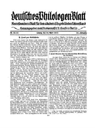 15/16: Heft 15/16