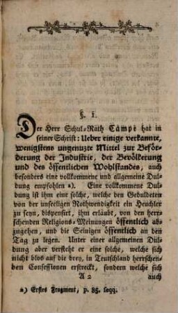 Beytrag zur Erörterung der Frage: Ob den verschiedenen Religions-Parteien den Reichs-Gesetzen nach, der öffentliche Gottesdienst verstattet werden dürfe?