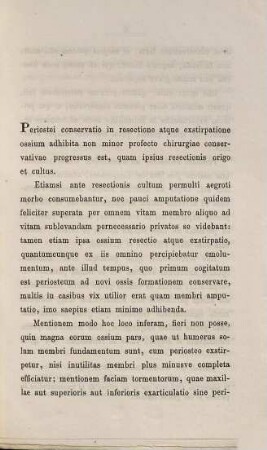 De resectione et exstirpatione ossium subperiostali