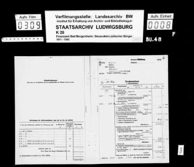 Katz, Sally; Religionslehrer i. R. *20.07.1864 Zugshagen Katz, Hedwig geb. Goldschmidt Wohnort: Edelfingen, bis 1932 Babenhausen/Kr. Dieburg