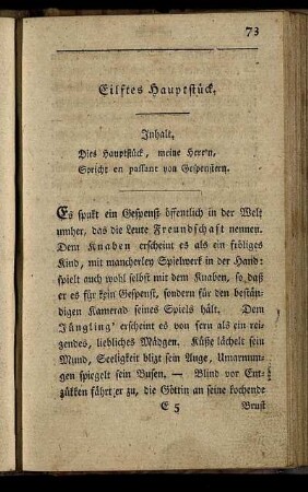 Eilftes Hauptstück. - Funfzehntes Hauptstück.