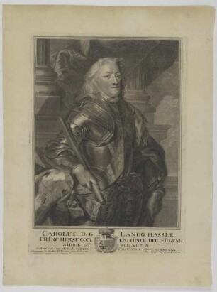 Bildnis des Carolus, Landgraf von Hessen-Kassel