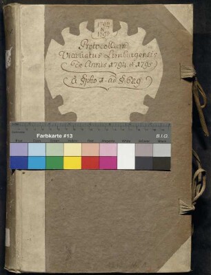 Vikariatsprotokolle 1794-1795