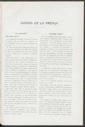 Juicios de la prensa