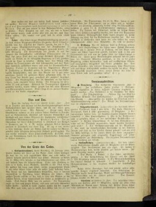 Von der Ernte des Todes : [Köster, Friedr.] ; [Wasmuth, Jos.] ; [Nekrolog]