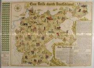 Spielplan "Eine Reise durch Deutschland"