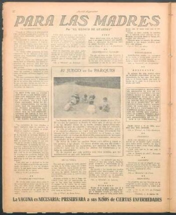 El juego en los parques