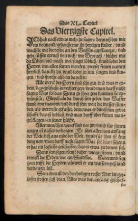 Das Viertzigste Capitel.