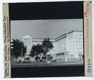 Berlin, Bauprojekt Stalinallee (heute Karl-Marx-Allee)