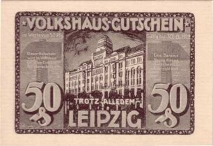 Gutschein des Leiziger Volkshauses