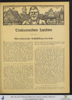Elsässisches Lachen.