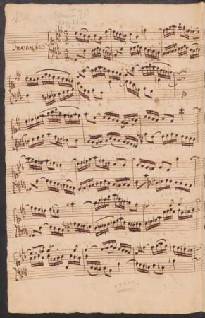 Inventionen; cemb; f-Moll; BWV 780
